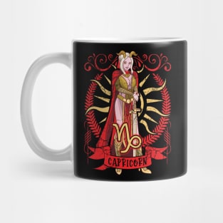 Capricorn Zodiac Sign Warrior Astrology Horoscope Mug